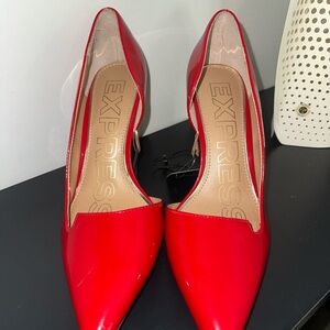 Express Women's Red Pumps